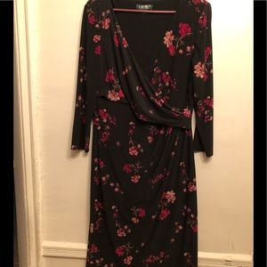 Ralph Lauren figure hugging floral dress